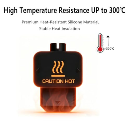 12Pcs Hotend Silicone Sock for Bambu Lab H2D, High Temp Nozzle Cover - size: For H2D