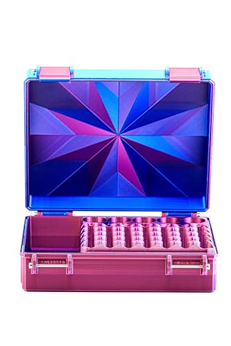 Vial Guard Storage Hard Case for 3ml, 5ml, 10ml, 30ml Vials, Secure Holder Multiple Sizes (Metalic, Pro Max 35x3ml 10x10ml) - size: Pro Max 35x3ml 10x10ml