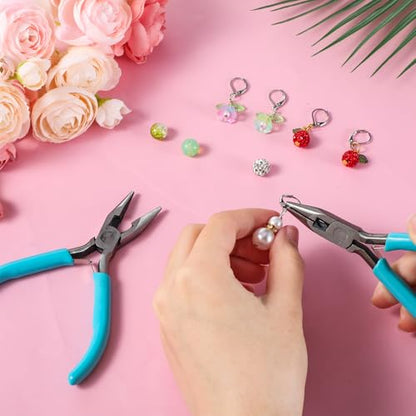 2 PCS Mini Pliers, 4.5 Inch Pliers for Jewelry Making