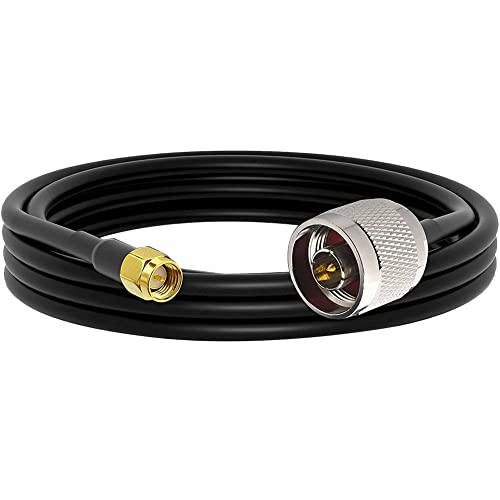 onelinkmore 10ft N Male to SMA Male RG58 Coax Cable for Antenna & SDR - size: 10FT
