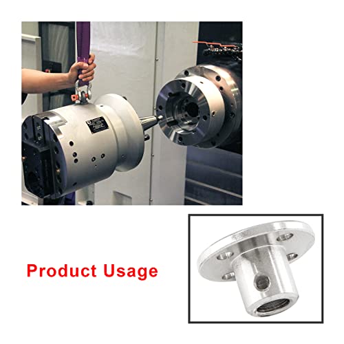 6mm Flange Shaft Coupling, 4 PCS - size: 6mm, style: 4PC