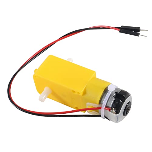 4pcs TT Motor Dual DC 3-6V Gearbox Motor 200RPM Ratio 1:48 Shaft Motor with 2.54mm Wire for Arduino DIY Smart Car Robot