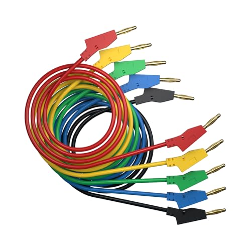 2mm Mini Banana Plug Test Lead Jumper Wire, 5pcs - style: B