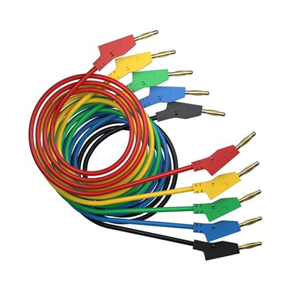 2mm Mini Banana Plug Test Lead Jumper Wire, 5pcs - style: B