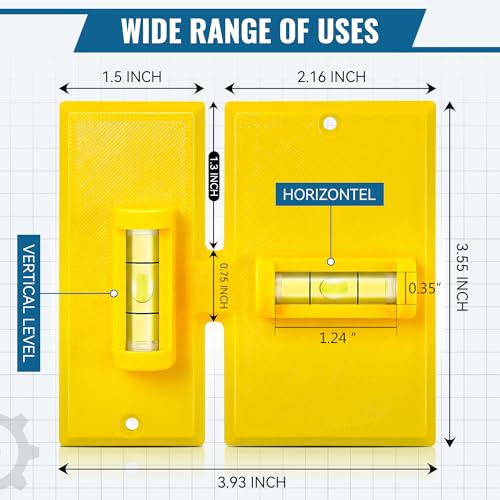 Labor Saving Devices for Old Work Box, Outlet Template,1 Pack,Yellow - color: Yellow