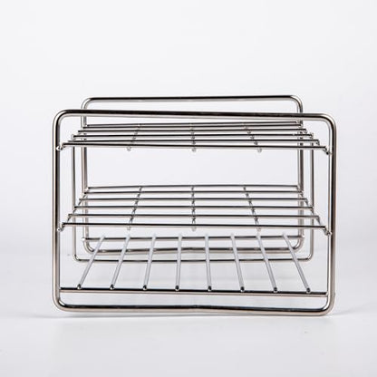 Stainless Steel Test Tube Rack,20 Place,5x4 Format,Wire Constructed,Outer Diameter Permitted of Tubes 29-31mm - size: 29-31mm 5×4