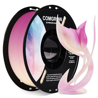 Comgrow 3D Printer Photosensitive Filament Single Color Light Change PLA - color: Light Change Purple