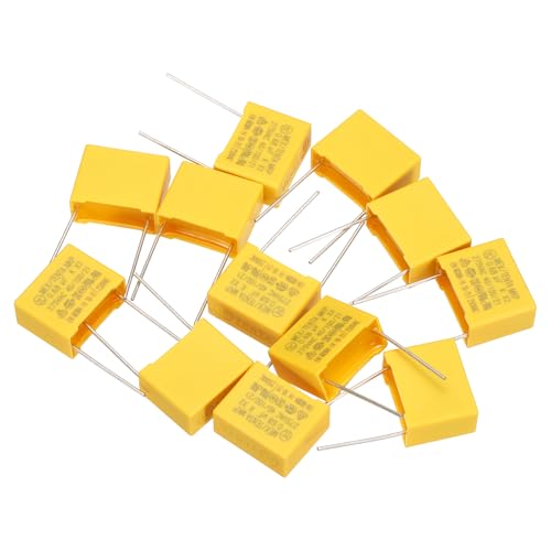 PATIKIL Safety Capacitors 12Pack 0.68uF AC 275V 15mm Pin Pitch 18x14x8mm - size: 15mm Pin Pitch, style: 0.68uF