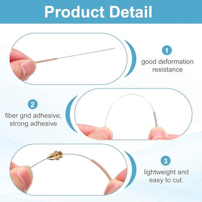 MECCANIXITY 10Pcs 3D Printer Nozzle Cleaning Kit Precision 0.35mm Stainless Steel Cleaner Needles for 3D Printer Clog Removal, Maintenance - size: 0.35mm