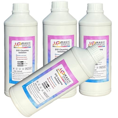 DTF Cleaning Solution 4000ml for Printhead Wet Capping Daily Maintenance Fluid Prevents Drying & Minor Clogs Gentle Formula for DTF Printers Ensures Smooth Printing Performance - size: Cleaning Solution-4L
