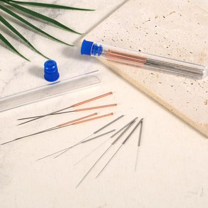 3D Printer Nozzle Cleaning Kit, 20pcs 10 Sizes Stainless Steel Nozzle Cleaner Needles Set for 3D Printer Filament Parts Accessories Unclog Tools (0.15/0.2/0.25/0.3/0.35/0.4/0.5/0.6/0.8/1.0mm)