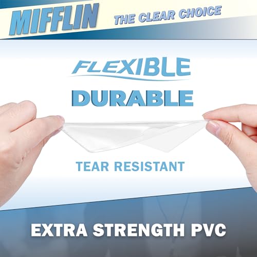 Mifflin-USA - Index Card Holder - 2x3.5”, 100 Pack - Clear Self-Adhesive Pockets - Label Holders for Organizing Storage Bins & Containers - Plastic Sleeves for Protecting Cards & Labels - size: 2x3.5” (Pack of 100)