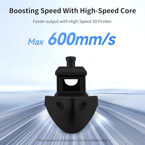 ANYCUBIC High Speed 3D Printer Filament 1.75mm Bundle, Rapid PLA Filament with High Prints Quality, Dimensional Accuracy +/- 0.02mm, 1KG Reusable Spool, 10 Pack Pearl Black - color: 10*1kg Pearl Black