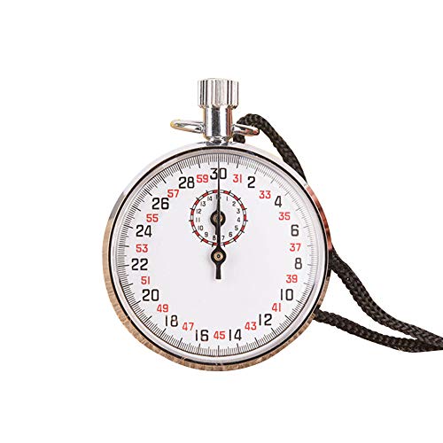 Tookie Mechanical Stop Watch, SXJ504 Handheld Sports Chronograph Alarm Mechanical Stopwatch Running Timer, for Sports Referee Running Cycling Count Timer