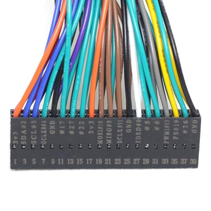 40-Pin GPIO Extension Cable Kit Tinned Solder Pins for RPi, 50cm Length