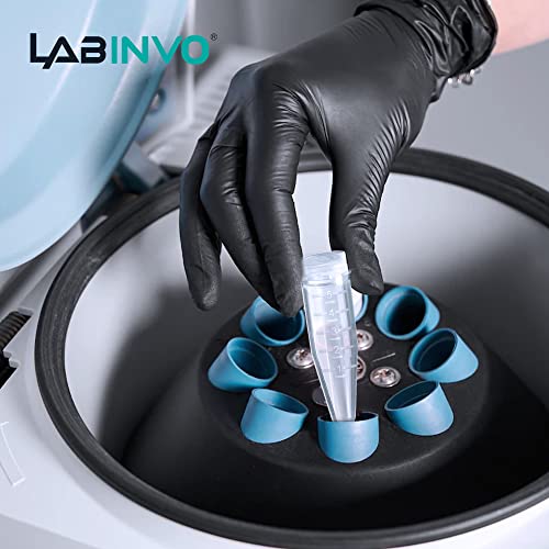 5ml Sterile Microcentrifuge Tubes with Safe-Lock Cap, Pack of 200, Max.RCF25000×G Conical Bottom Centrifuge Tubes, PP Material, Molded Graduation 10.5x51mm, IN-MT50A - style: 5mL, 200PCS,Sterile
