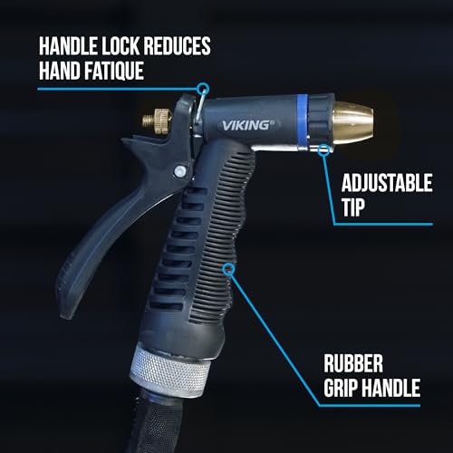 VIKING Hose Nozzle, Adjustable and Heavy-Duty for Cars and Home (Pack of 6) - size: 6 Pack
