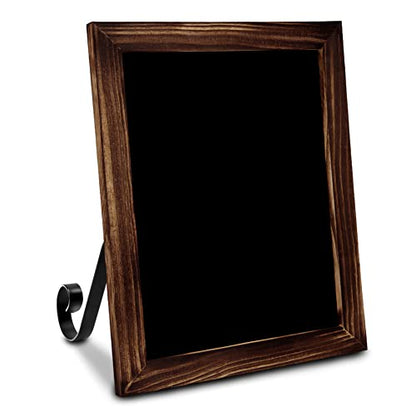 11"x13" Tabletop Chalkboard Sign with Stand - Rustic Brown - color: Rustic Brown, size: 11"W x 13"H