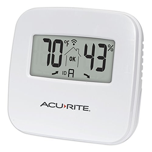 AcuRite (06044M) Wireless Room Temperature and Humidity Monitor Sensor