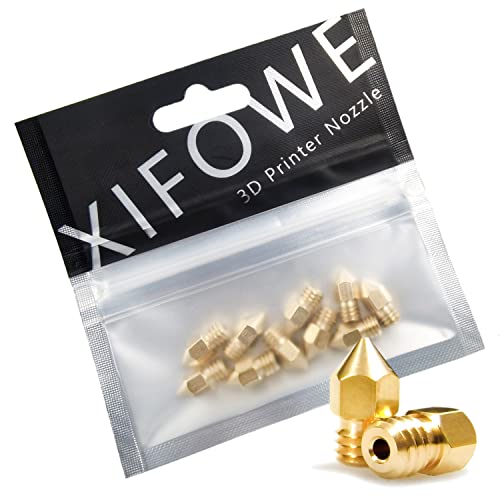 MK8 Nozzles 10 pcs 0.4mm 3D Printer Extruders Brass Nozzles - size: MK8 Brass, style: Part: 0.4 Nozzles