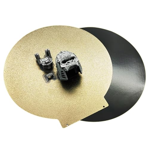 Round 270mm in Diameter Flsun T1 Pro,Super Racer Build Plate Textured Double Sided Flexible Spring Steel PEI Sheet with Magnetic Base for FLSN Super Racer,QQ,QQ-S,QQ-S-Pro Printer - size: r270x270mm