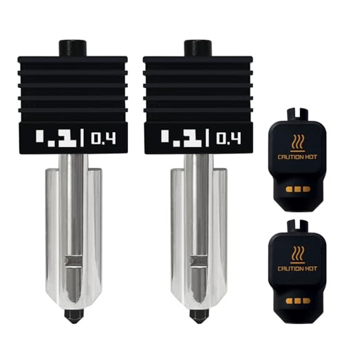 2PK 0.4MM P2S Hotend with Hardened Nozzle for P2S/X2D/H2 Series - style: 2PK 0.4mm