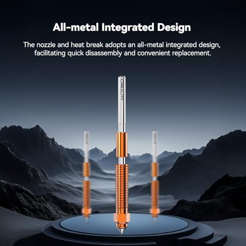 Creality Official 2025 K1/K1C/K1 SE/K1 Max Hotend Kit, Upgrade Ceramic Heating Block Kit, New Version Terminal with Buckle, 600mm/s High-Speed with Unicorn Quick Swap Nozzle for K1 Series 3D Printers - style: K1/K1C/K1 SE/K1 Max