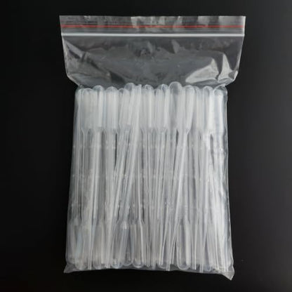 50 PCS 3ml Disposable Plastic Transfer Pipettes, Graduated Droppers