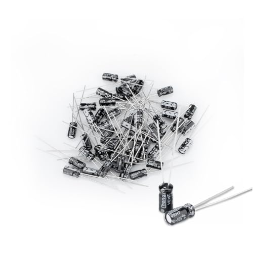 50 Pcs Electrolytic Capacitor 47uF 16V Aluminum Radial Electrolytic Capacitors - style: 16V 47uF