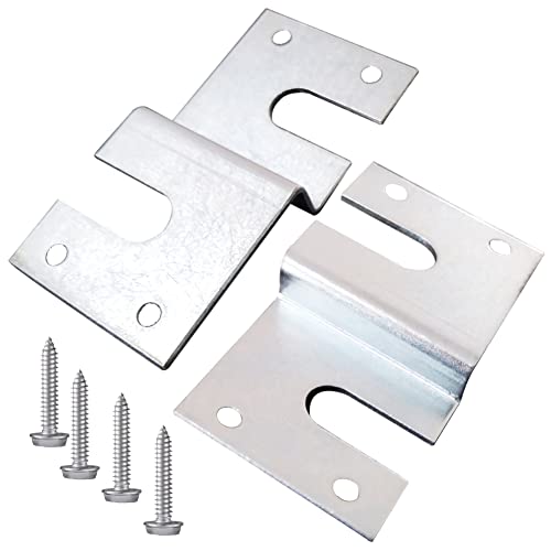 MK01 Splendide RV Washer Dryer or Combo Mounting Brackets Kit for Westland LG Clothes Washing Machine，Prevent Applications Shifting, Included 2 Brackets 4 Screws and Instruction