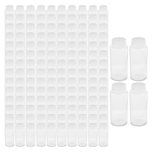 United Scientific™ Polypropylene Sample Bottles with Lids, 500ml, 144-Pack - size: 16 oz (Pack of 144)