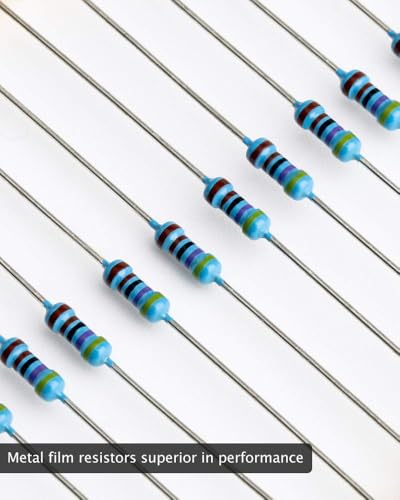 ELEGOO 525pcs Resistor Kit and 120pcs Dupont Wires, for Breadboard Circuits, Prototyping, STEM Labs and Electronics Practice