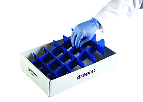 Heathrow Scientific HS120375 Droplet Sample Storage Tray PP, White (Pack of 10)