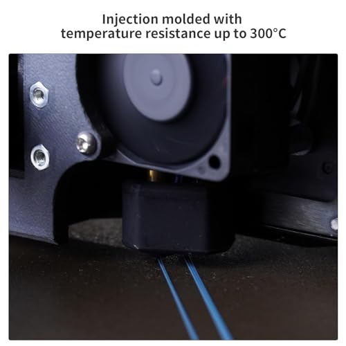 FYSETC 3D Prusa Printer Accessory - MK4 MK4S Heater Block Silicone Sock: Hotend Part Insulate Protect Hot End Nozzle Print Head Cover Compatible with i3 MK3.9 XL - Black, Pack of 4
