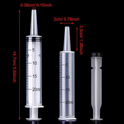 Frienda 4 Packs Syringes Without Needles 20 Ml - size: 20 ml