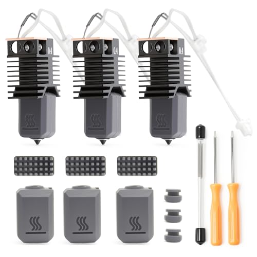 3PK 0.4MM U1 Hotend for Snapmaker U1 Assembled Hardened Steel Hot end - size: 3PK 0.4MM U1 Hotend