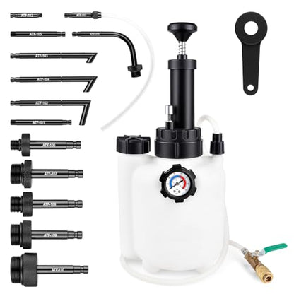 3L Transmission Fluid Transfer Pump, Transmission Fluid Pump Kit, Fluid Transfer Pump with 13 ATF Adapters, Automotive Transmission Oil Change Tool, Suitable for Cars, Trucks, SUV