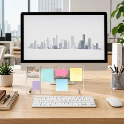 Fixer of Everything Memo Board Inspirational Acrylic Monitor Memo Board - color: Fixer of Everything
