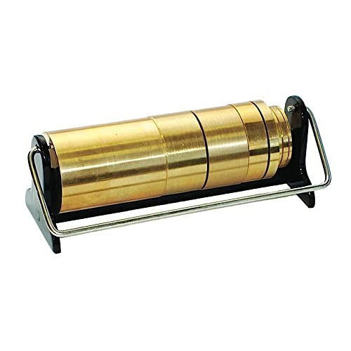 United Scientific WHST08 Brass Deluxe Slotted Weight Set with Rack, 8 Weights