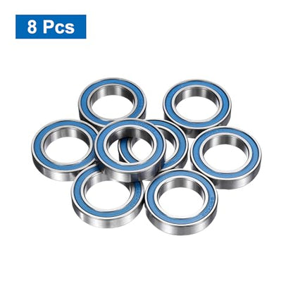 uxcell 8 Pcs 6804-2RS Deep Groove Micro Bearing, 20x32x7mm Chrome Steel - size: 6804-2RS