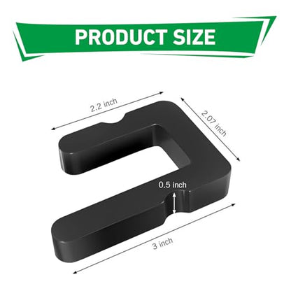 59560 Car Stretch Belt Tool, U-shape Serpentine Belt Tensioner Wrench for A/C & Main Drive Pulley, Installation and Removal Tool, Compatible with GM 5.3 L 6.2 L Fuel Engines (Black)