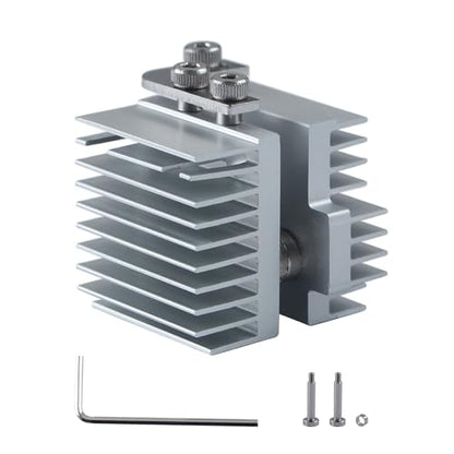 FYSETC Replacement Hotend Heatsink for Flashforg AD5X: Aluminum Heat Sink Print Head Heater Block Kit Clone Fast Cooling Hot End Part
