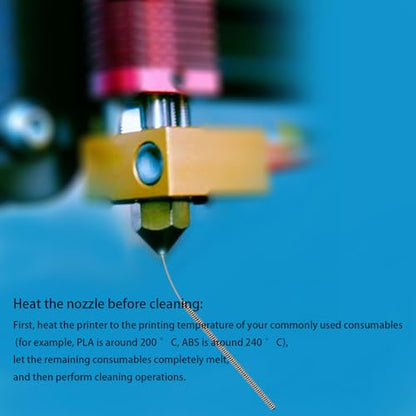 0.3mm 3D Printer Nozzle Cleaning Needles 10Pcs – Stainless Steel Clog Remover Tool Kit for Extruder Nozzles |3D Printer Nozzle Cleaner (Total Length: 70mm) - style: 10Pcs 3D Printer Nozzle Cleaning Needles 0.3mm