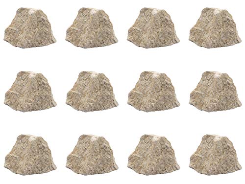EISCO - 12PK Raw Travertine, Sedimentary Rock Specimens - Approx. 1" - Geologist Selected & Hand Processed - Great for Science Classrooms - Class Pack