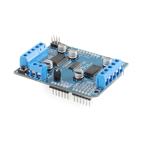 2 Pack L293D DC Stepper Motor Control Shield Servo Driver Expansion Board Module for Arduino Mega2560 2/4 Channel R3 L293