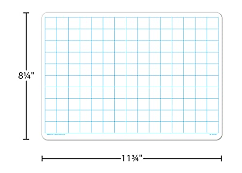 Teacher Created Resources Math Grid Dry Erase Boards (TCR77253) - style: Math Grid