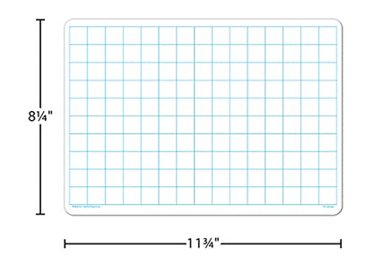 Teacher Created Resources Math Grid Dry Erase Boards (TCR77253) - style: Math Grid