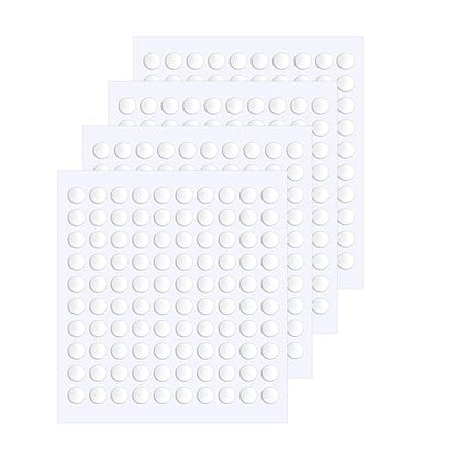 JANYUN 1000 Pcs Double Sided Sticky Dots 6 mm Clear Round Putty for Crafts - size: 6mm