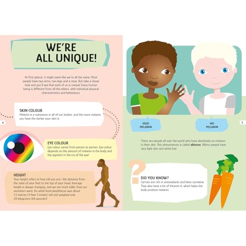 Sassi: Travel, Learn & Explore - The Human Body - 200pc Shaped Puzzle & 32-Page Book, Educational Set, Facts About Bodily Systems, (N.E. 2024) Kids 6+