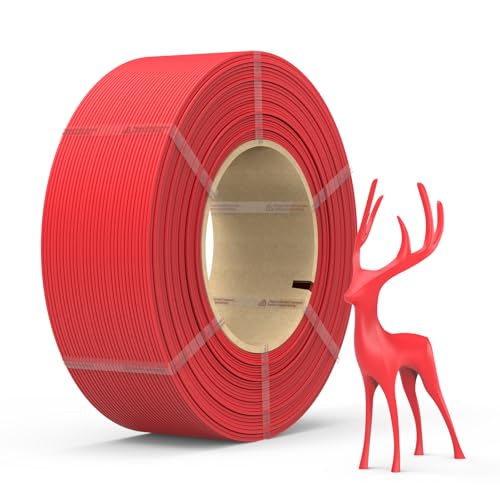 NextShapes Matte PETG Filament Refill 1.75mm 3D Printer Filament,Red 1KG - color: Red